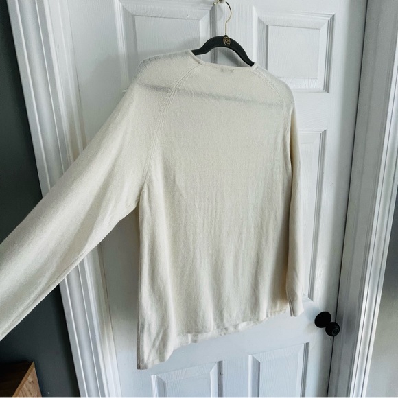 J. McLaughlin Ivory Knit Sweater Angora Wool Blend XL - Picture 8 of 11
